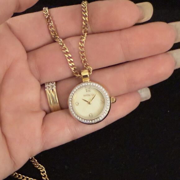 Invicta Mini 22.5mm Angel Women’s Watch Necklace Mother Of Pearl Dial $199 MSRP - Picture 8 of 14